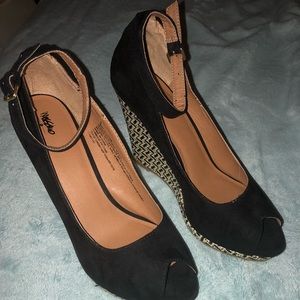 Mossimo Supply Co. Peep Toe Wedges